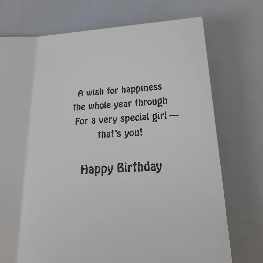 Tender Thoughts Girl's Happy Birthday Greeting Cards
